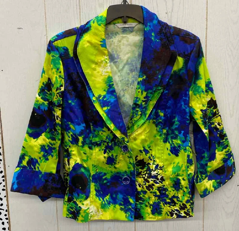 Erin London Green Womens Size 10 Blazer Women's Vintage Suit