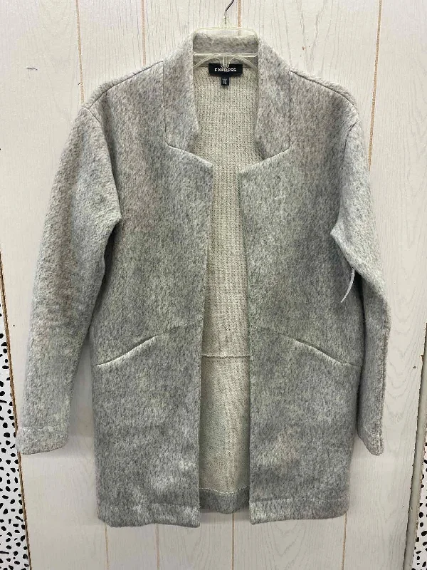 Express Gray Womens Size 4 Blazer Women's Premium Blazer