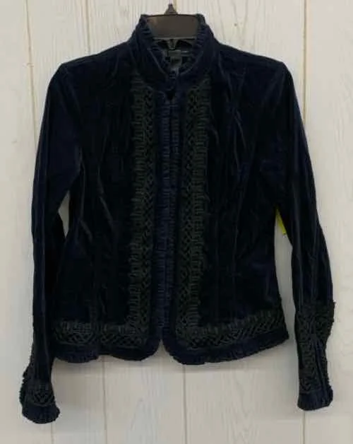INC Navy Womens Size 4/6 Blazer Women's Custom Suit