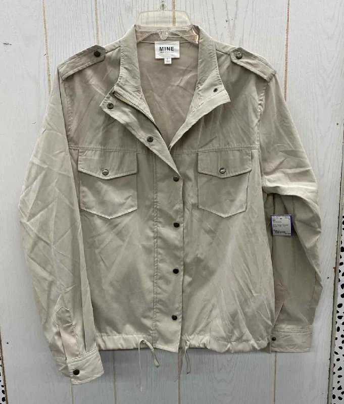Mine Tan Womens Size L Blazer Women's Classic Blazer