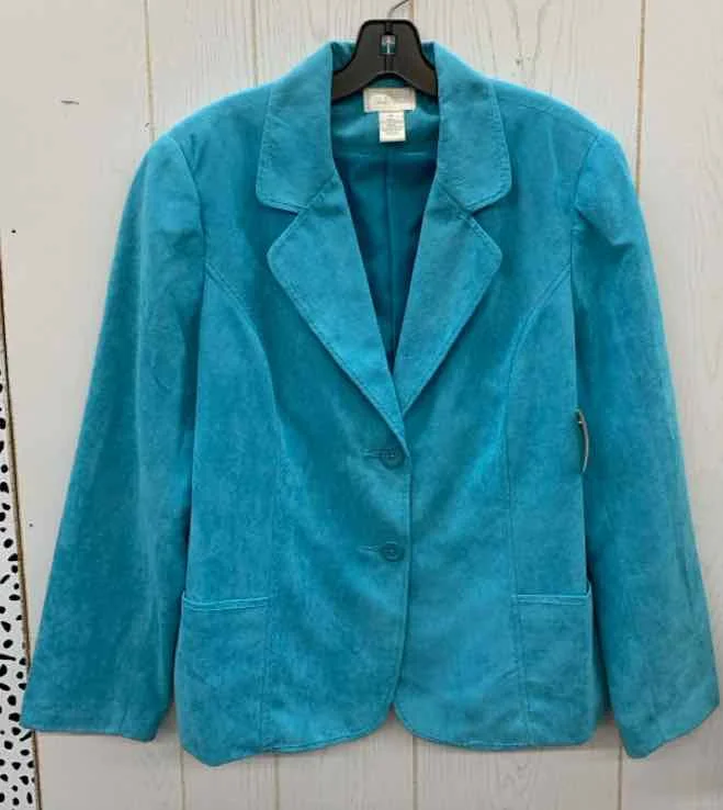 Studio Works Teal Womens Size 16 Blazer Women's High-End Blazer