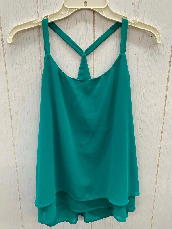 Studio Y Green Womens Size Small Tank Top fashionable tank top