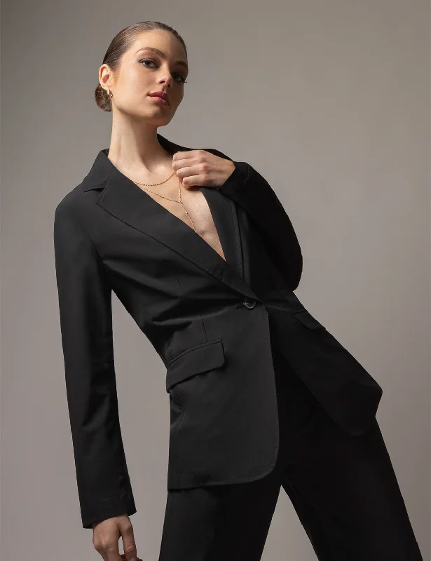 WHITE LABEL SOFT DRAPED RELAXED BLAZER Women's Fashion Blazer