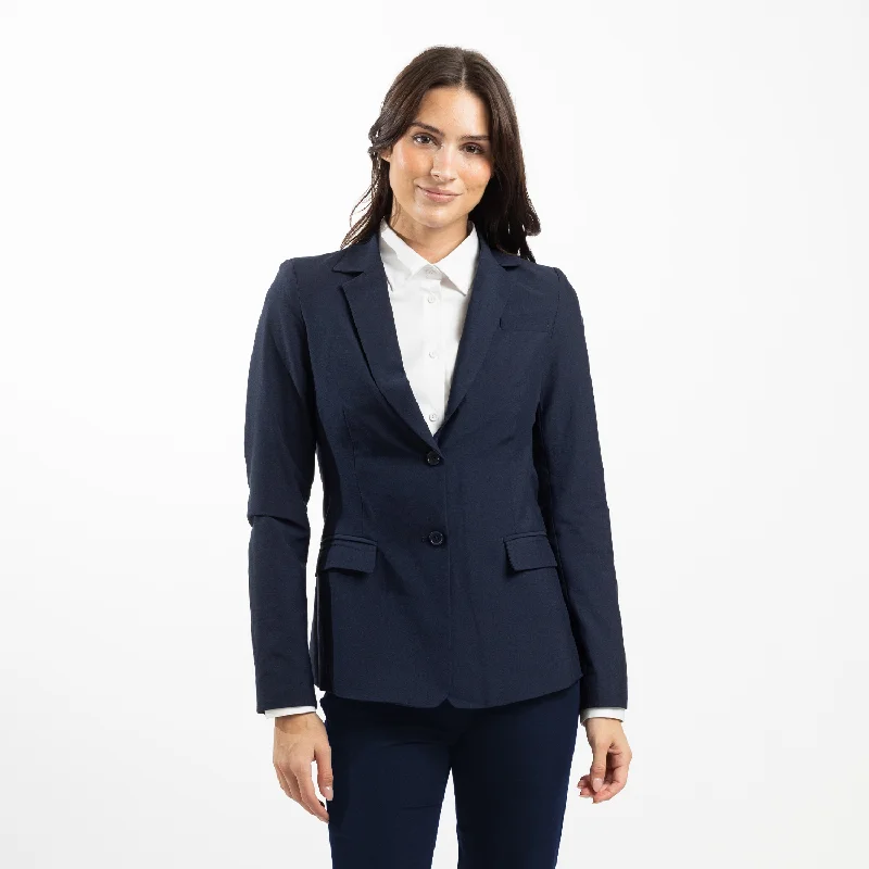 Women's Navy Tech Blazer Women's Vintage Suit
