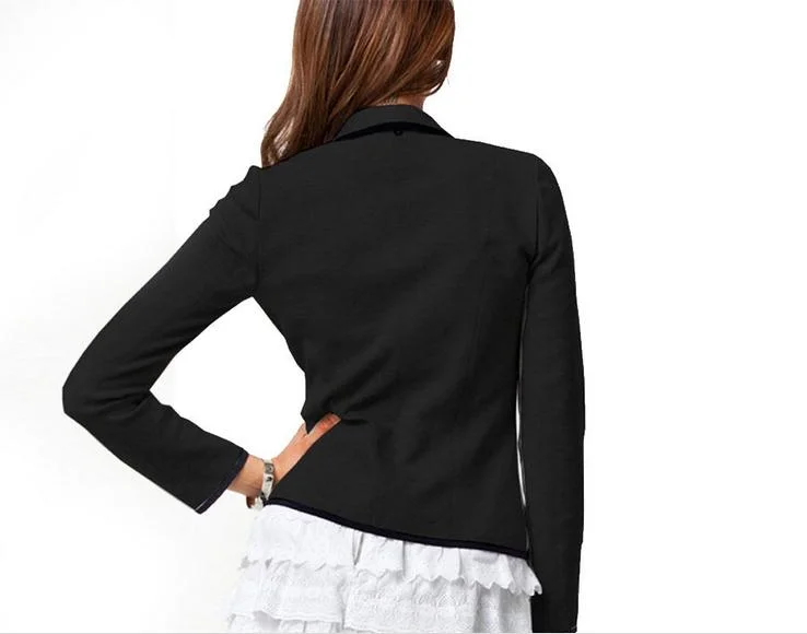 Europe Brand women 's suit  jacket coat 6XL Bust 132cm large size Fashionable casual two button long sleeved jacket suit coat Print Jacket Jacquard Jacket Embroidered Jacket
