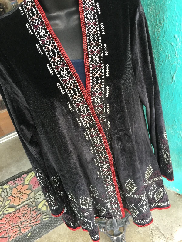 Adore Velvet cardigan Iron Safe Non-Iron Wrinkle Free