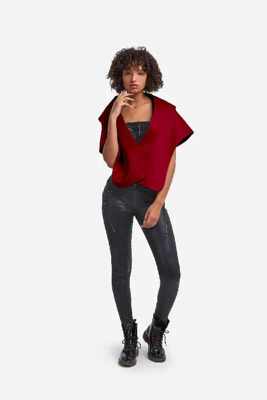 Cape Cardigan - RZ BY Rafik Zaki Fitted Loose Oversized