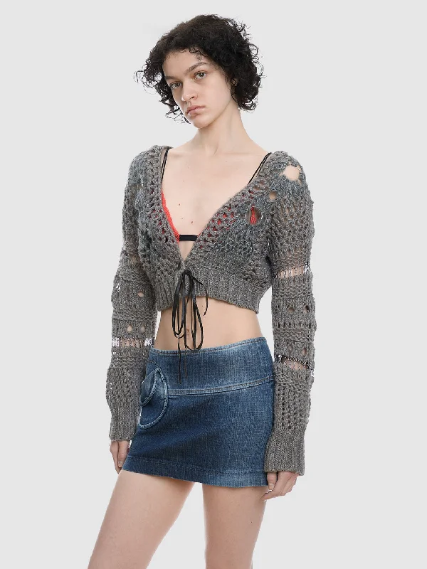 Open Knit Cardigan Cardigan Knitwear Sweater