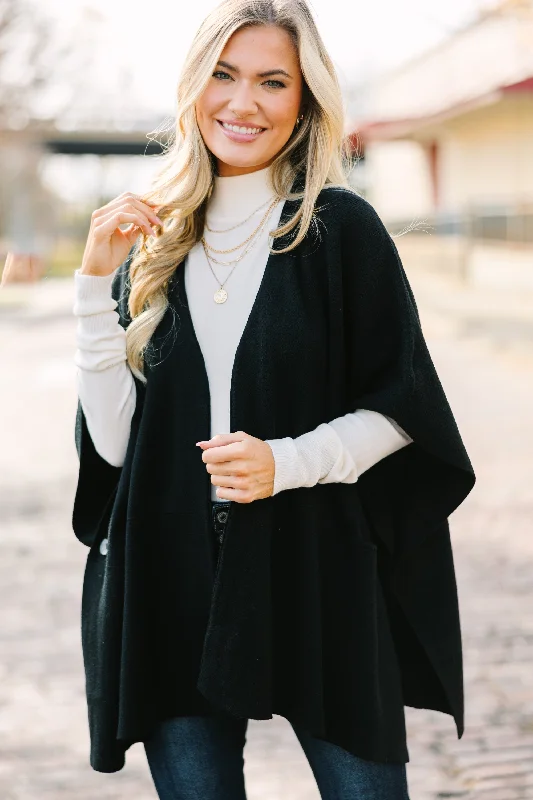 Pinch: All A Dream Black Cardigan Layered Multi-layer Single Layer