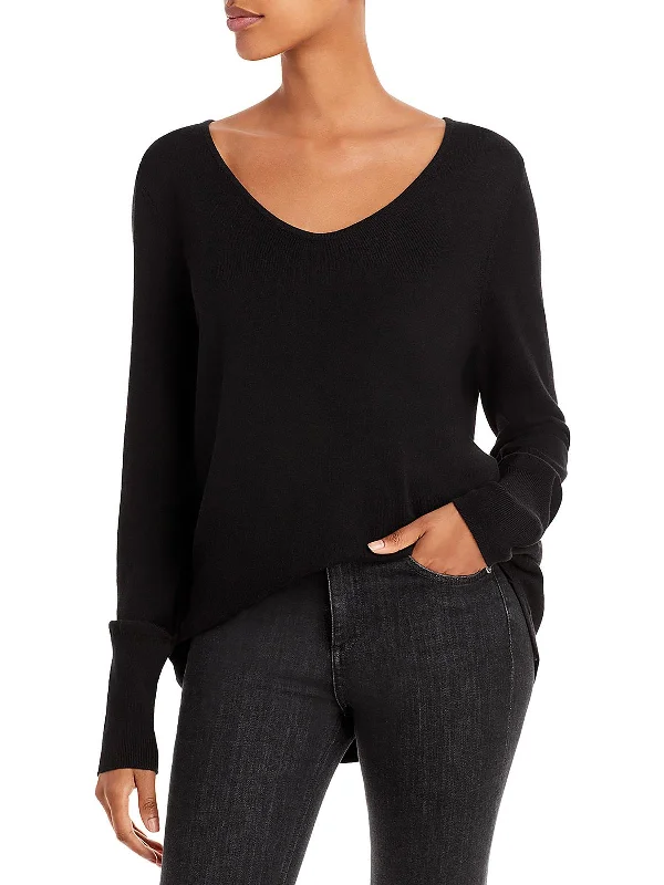 Womens Fall Long Sleeves Pullover Top Bardot Neck Top
