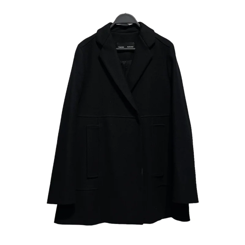 PROENZA SCHOULER/Coat/6/Wool/BLK/ Luxe Faux Fur Coat