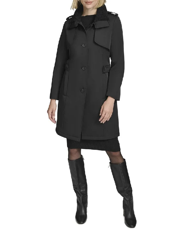 Andrew Marc Teagan Coat Bold Color Block Coat