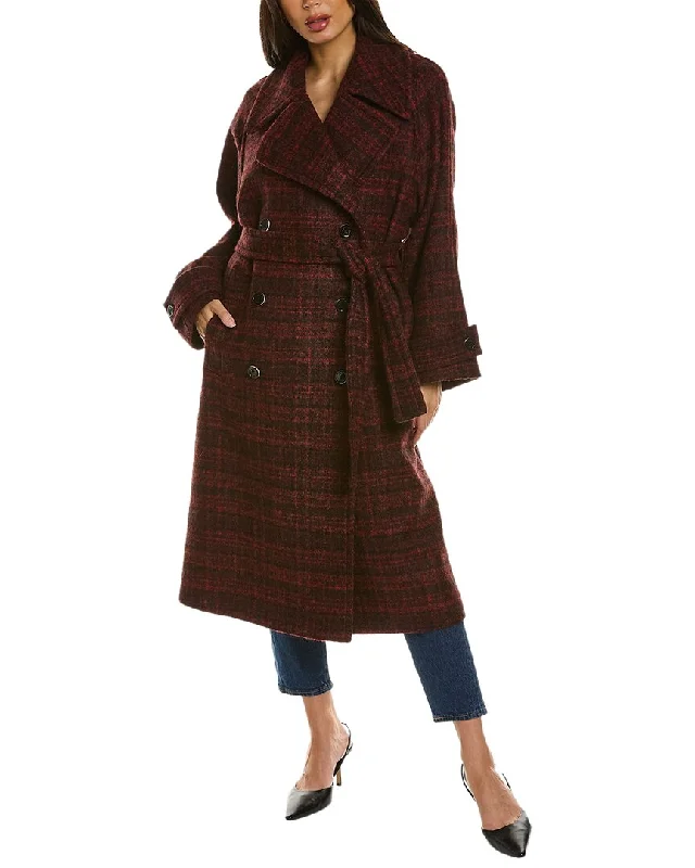 BOSS Hugo Boss Wool & Alpaca-Blend Coat Elegant Wool Jacket