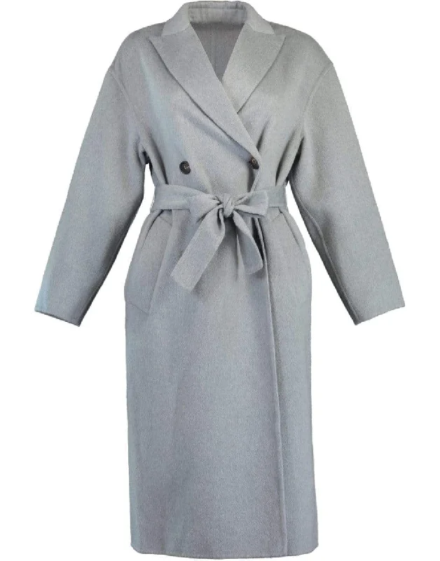 Cashmere Wrap Coat Warmth-Enhanced Parka