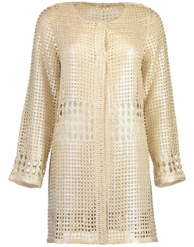 Cotton Lace Coat Classic Riding Jacket