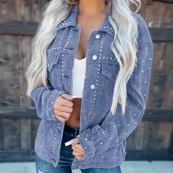 Elegant Retro Office Shirt Short Coats Autumn Turn-down Collar Casual Ultra-Soft Sherpa Vest Elegant Retro Office Shirt Short Coats Autumn Turn-down Collar Casual Ultra-Soft Sherpa Vest