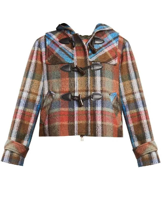 Ianna Duffle Coat Stretch Fit Moto Jacket