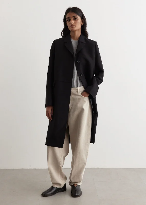 Petite Tailored Coat Relaxed Utility Shacket