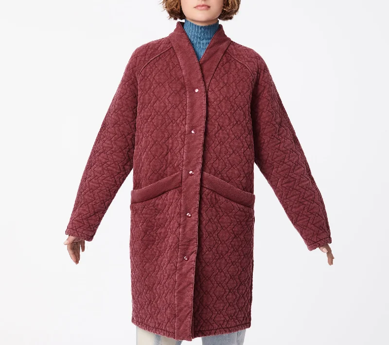 Quilted Cotton Cardigan Lightweight Heavyweight Midweight