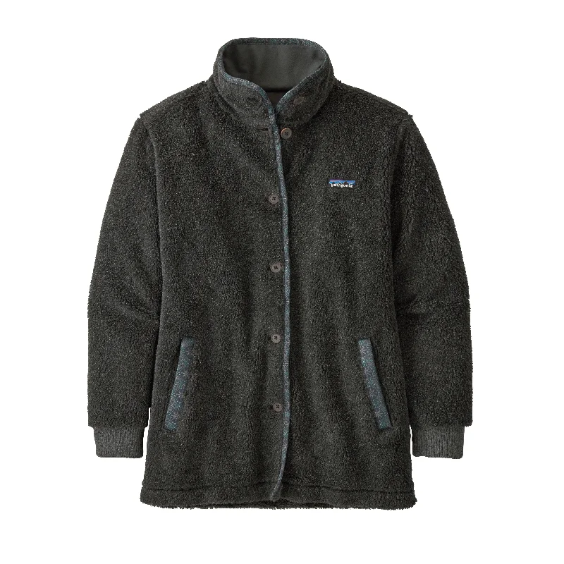 W's Woolyester Pile Coat Double-Layered Poncho