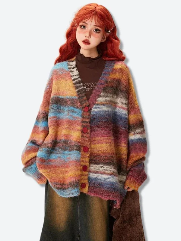 Fairy Grunge Cardigan Fitted Slim Tailored